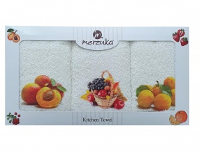 VLK 30x50 BASKILI 3'LÜ EL HAVLUSU